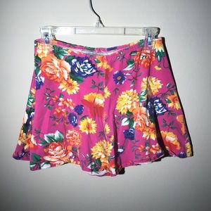 Vintage Cotton Floral Shorts